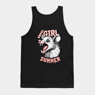 Fangs Out for Fun - Feral Girl Summer Tank Top